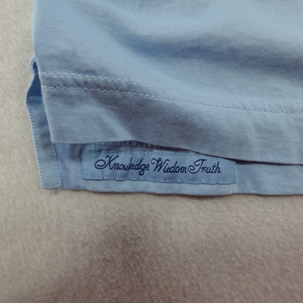 Robert Graham Polo Shirt Mens Medium Blue Skull Short Sleeve Classic Fit *Short* - Picture 7 of 11